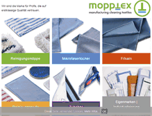 Tablet Screenshot of mopptex.com
